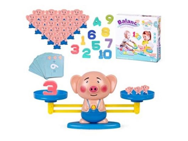 Gra Matematyczna Piggy Balance Waga Świnka YDZ-04